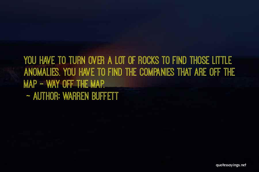 Off The Map Quotes By Warren Buffett