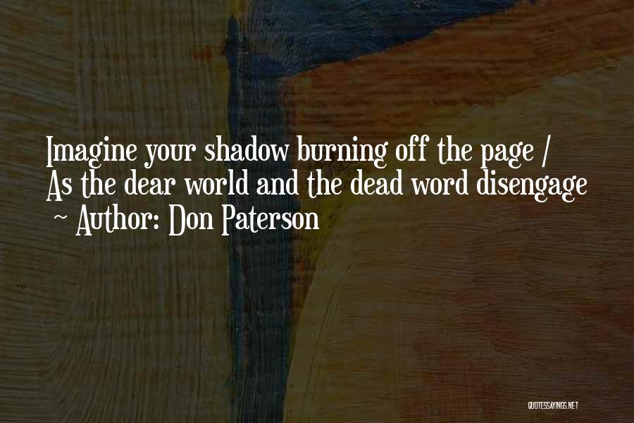 Off The Page Quotes By Don Paterson