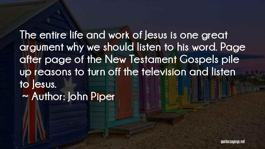 Off The Page Quotes By John Piper