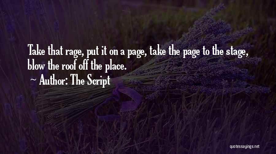 Off The Page Quotes By The Script