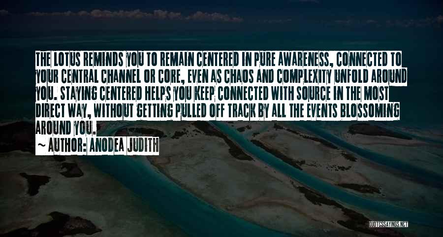 Off The Track Quotes By Anodea Judith