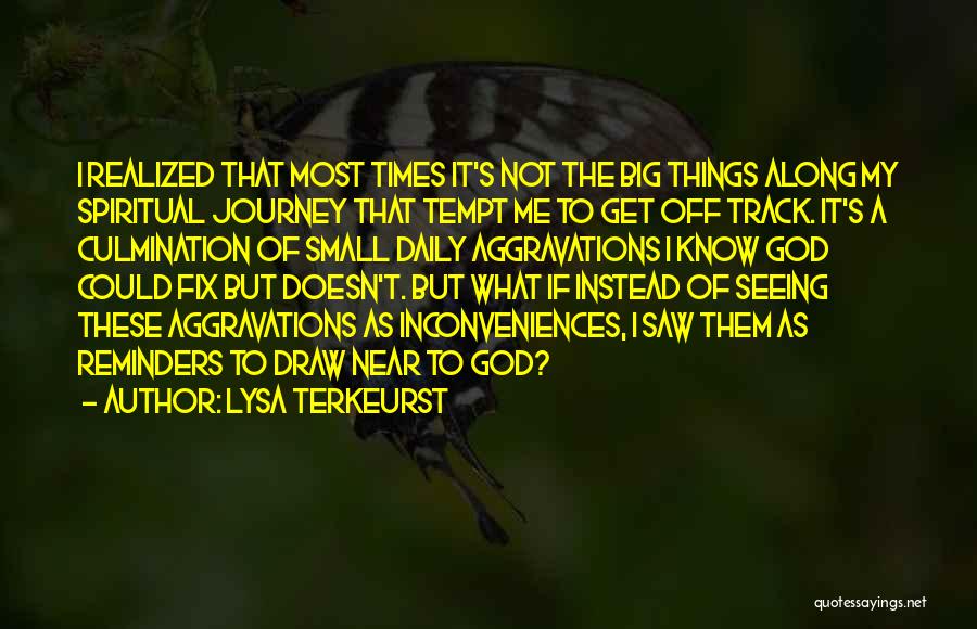 Off The Track Quotes By Lysa TerKeurst