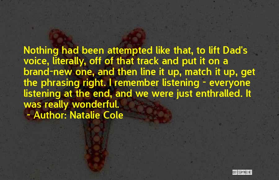 Off The Track Quotes By Natalie Cole