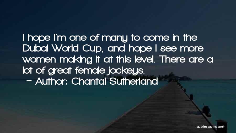 Off To Dubai Quotes By Chantal Sutherland