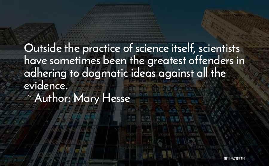 Offenders Quotes By Mary Hesse