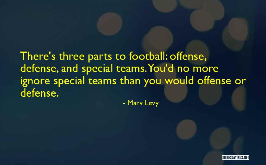 Offense In Football Quotes By Marv Levy Offense In Football Quotes By Marv Levy