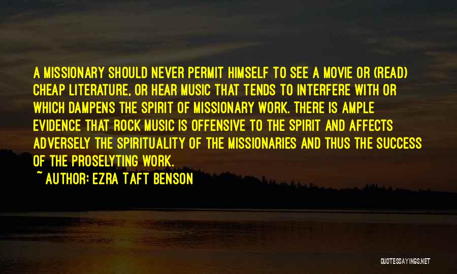 Offensive Quotes By Ezra Taft Benson