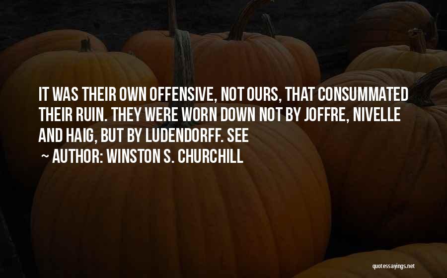 Offensive Quotes By Winston S. Churchill