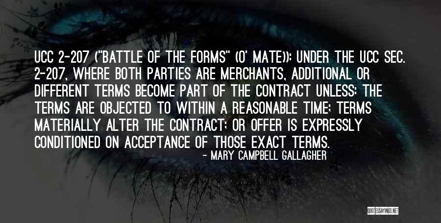 Offer And Acceptance Quotes By Mary Campbell Gallagher Offer And Acceptance Quotes By Mary Campbell Gallagher