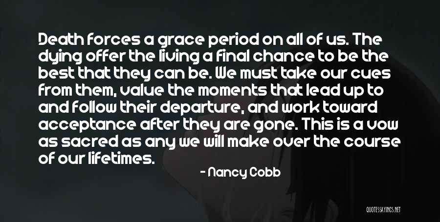 Offer And Acceptance Quotes By Nancy Cobb Offer And Acceptance Quotes By Nancy Cobb