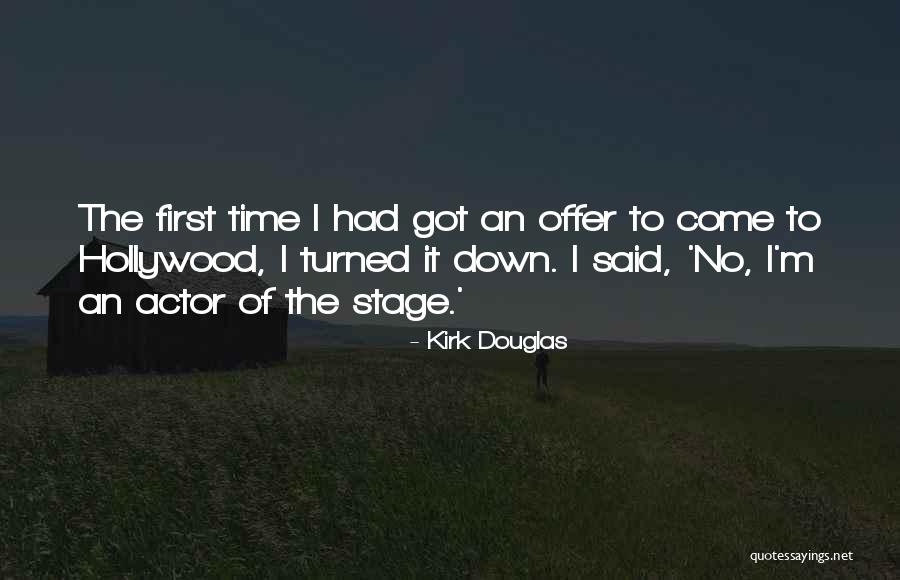 Offer Quotes By Kirk Douglas