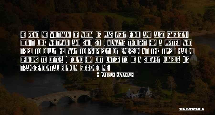 Offer Quotes By Patrick Kavanagh