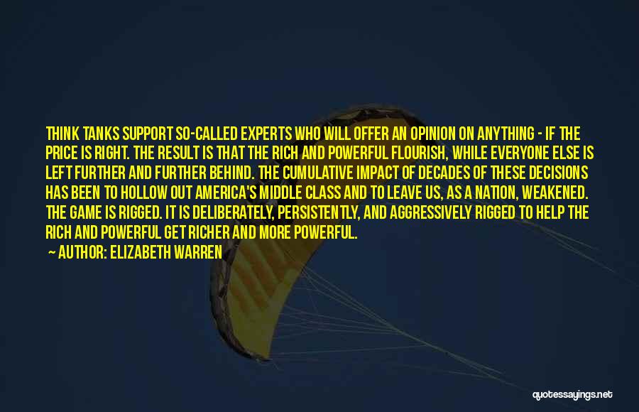 Offer Support Quotes By Elizabeth Warren