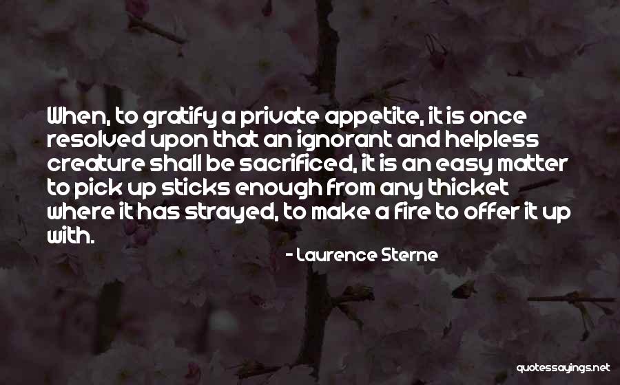 Offer Up Quotes By Laurence Sterne Offer Up Quotes By Laurence Sterne