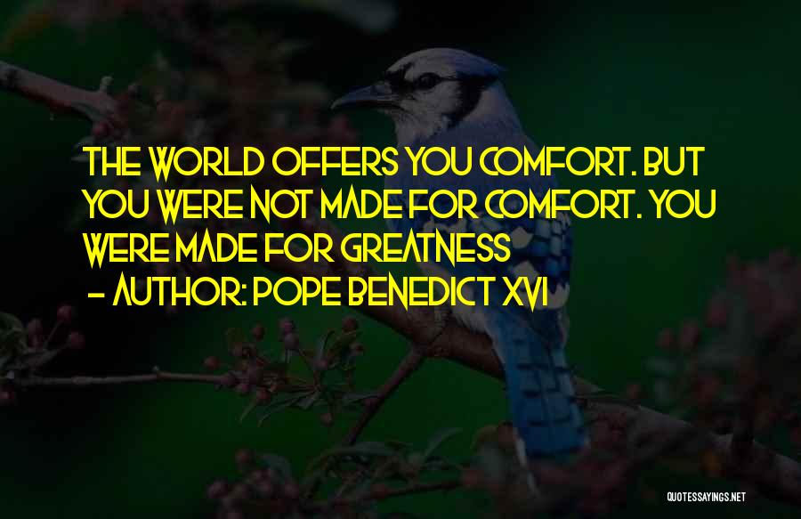 Offers Quotes By Pope Benedict XVI