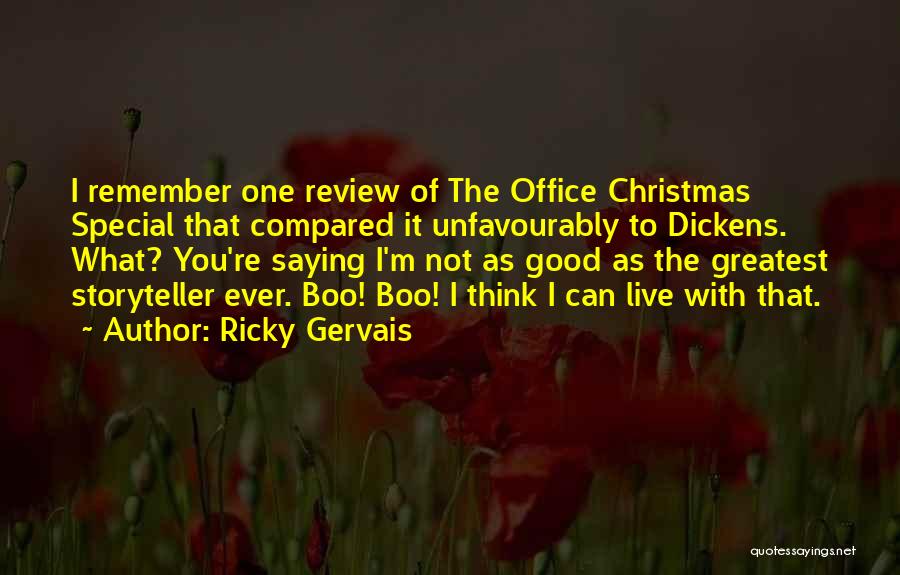 Office Christmas Special Quotes By Ricky Gervais