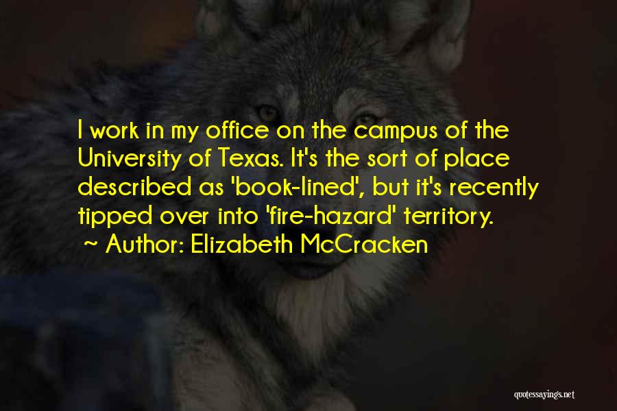 Office Work Quotes By Elizabeth McCracken