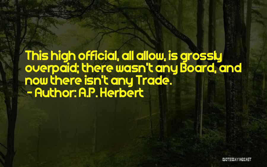 Official Quotes By A.P. Herbert