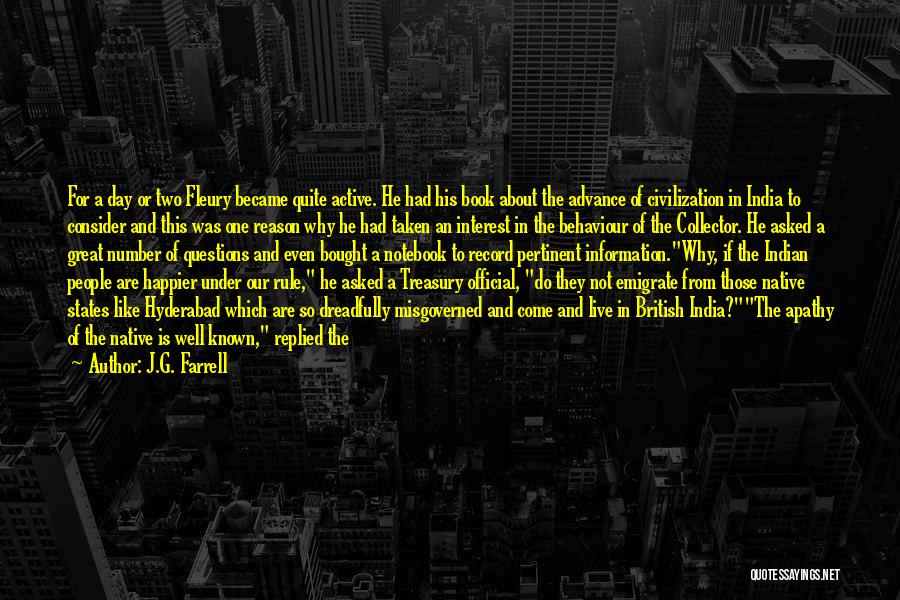 Official Quotes By J.G. Farrell