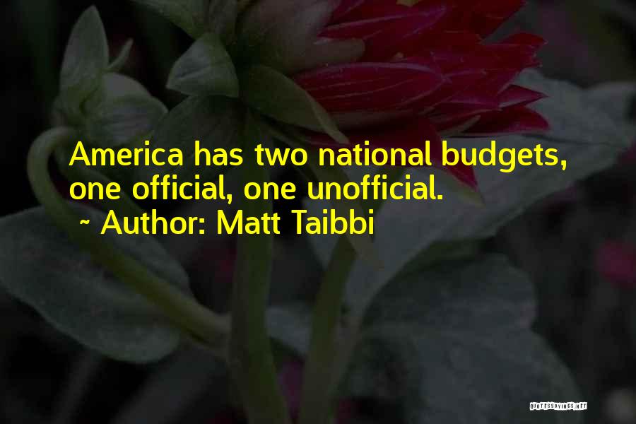 Official Quotes By Matt Taibbi