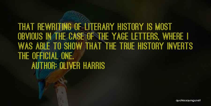 Official Quotes By Oliver Harris