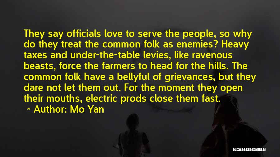 Officials Quotes By Mo Yan