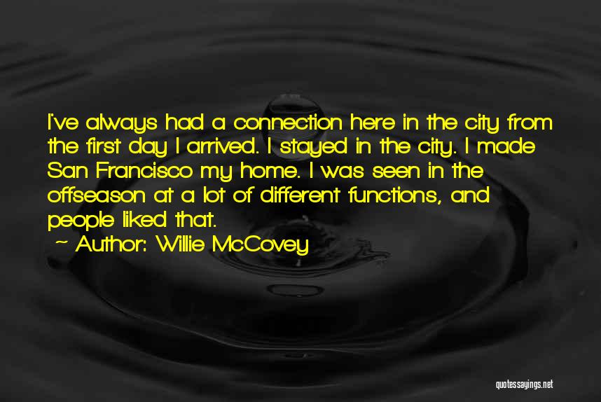 Offseason Quotes By Willie McCovey