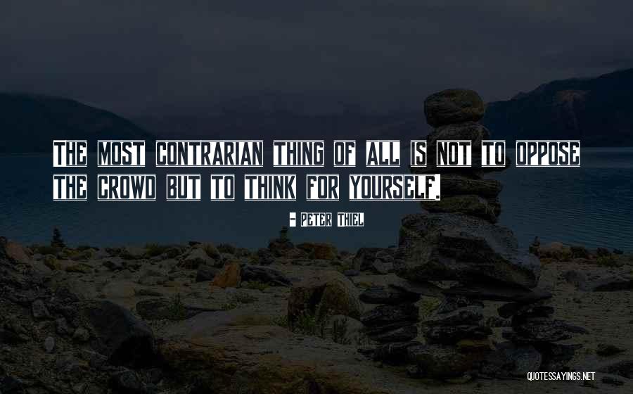 Ofoegbu Fraud Quotes By Peter Thiel