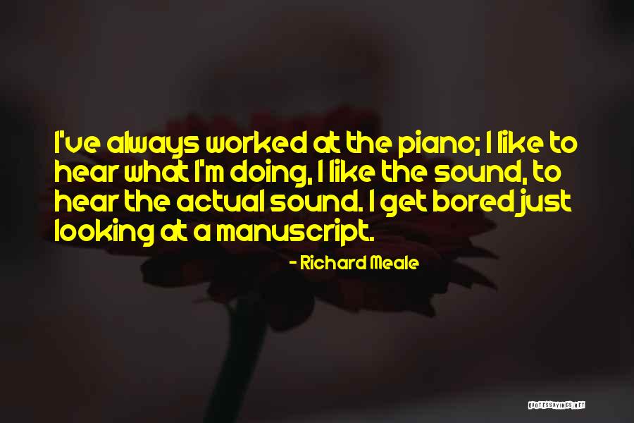 Ofrece Quotes By Richard Meale Ofrece Quotes By Richard Meale