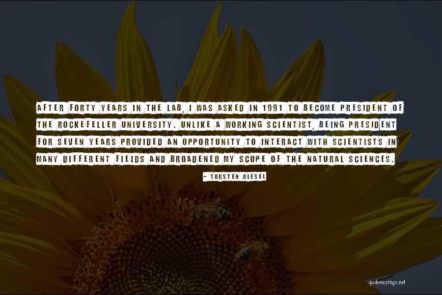 Ofschool Quotes By Torsten Wiesel
