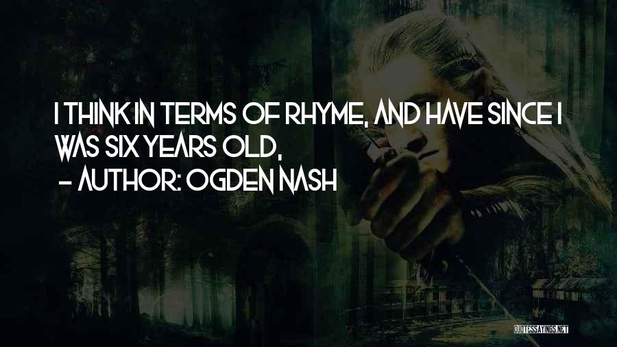 Ogden Quotes By Ogden Nash