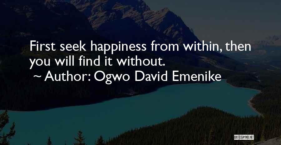 Ogwo David Emenike Quotes 1490692