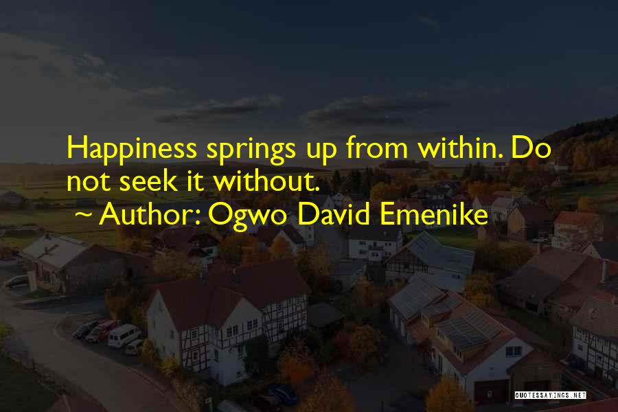 Ogwo David Emenike Quotes 1748921