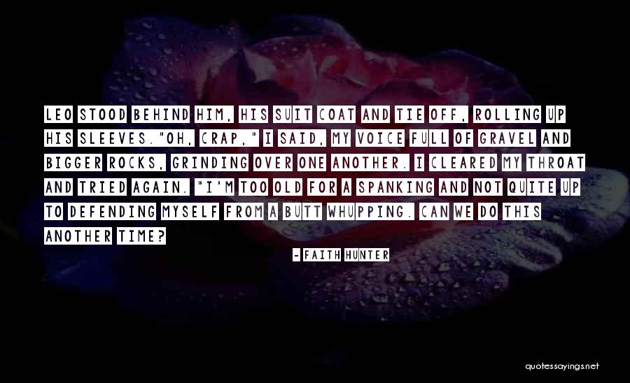 Oh Crap Quotes By Faith Hunter