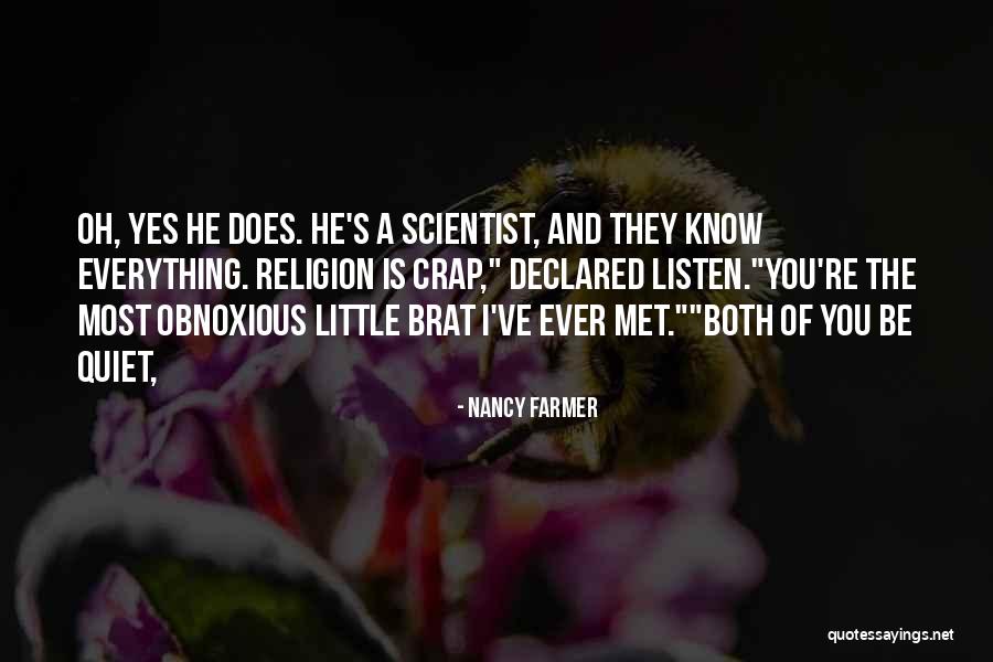 Oh Crap Quotes By Nancy Farmer