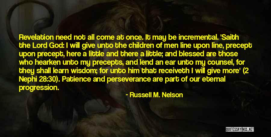 Oh God Give Me Patience Quotes By Russell M. Nelson Oh God Give Me Patience Quotes By Russell M. Nelson