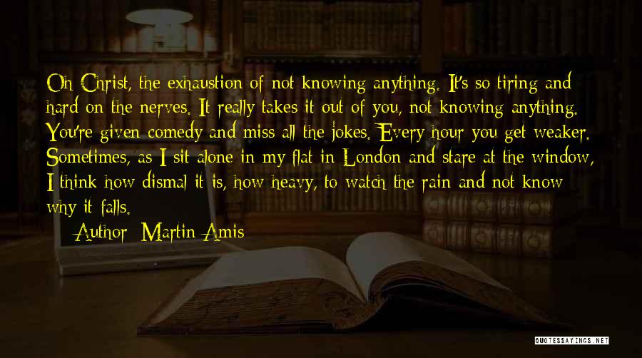 Oh How I Miss You Quotes By Martin Amis