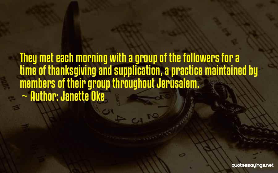 Oh Jerusalem Quotes By Janette Oke