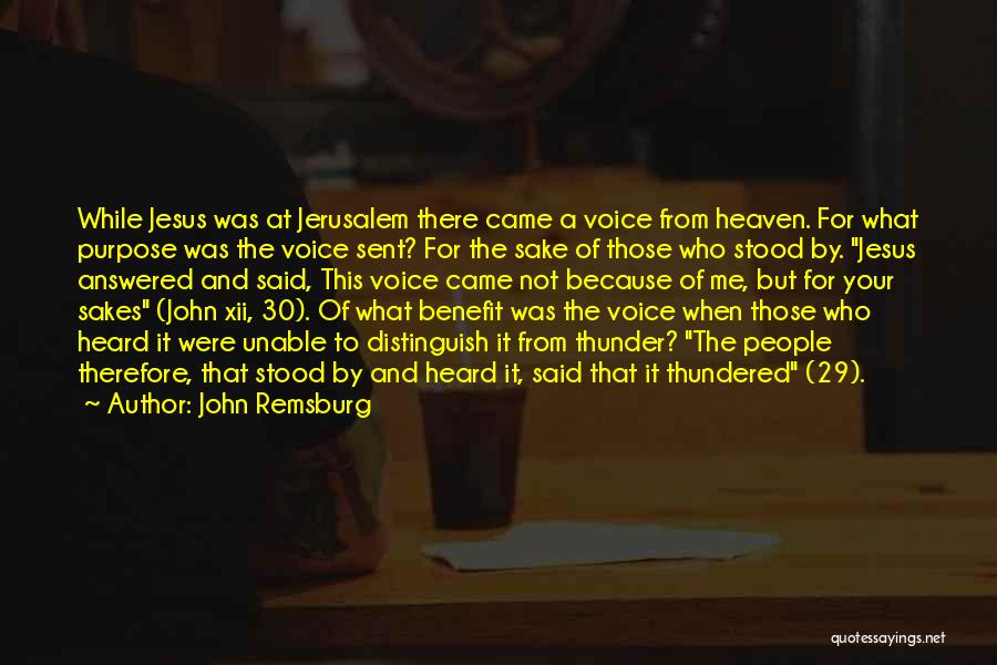 Oh Jerusalem Quotes By John Remsburg