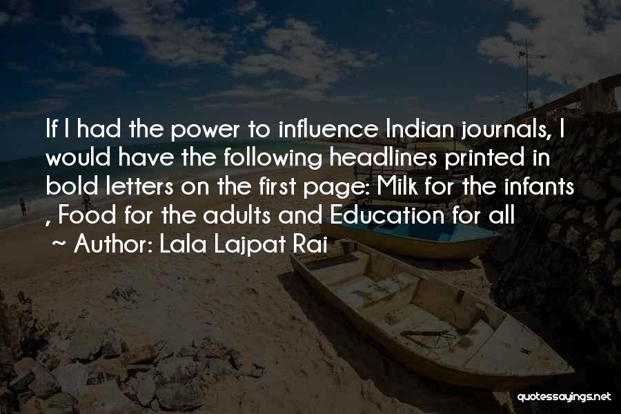 Oh Lala Quotes By Lala Lajpat Rai