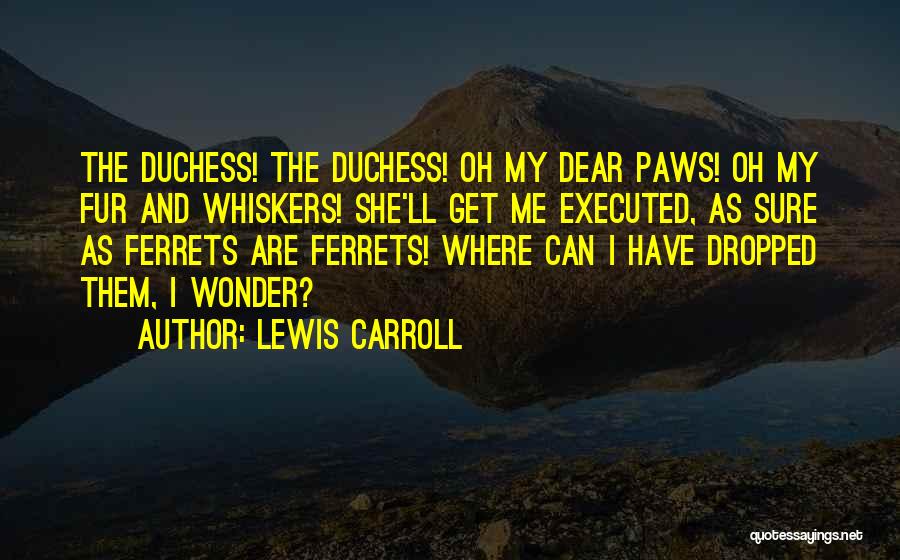 Oh My Dear Quotes By Lewis Carroll