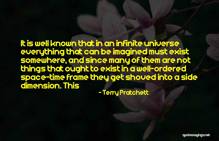 Oh The Infinite Universe Quotes By Terry Pratchett Oh The Infinite Universe Quotes By Terry Pratchett