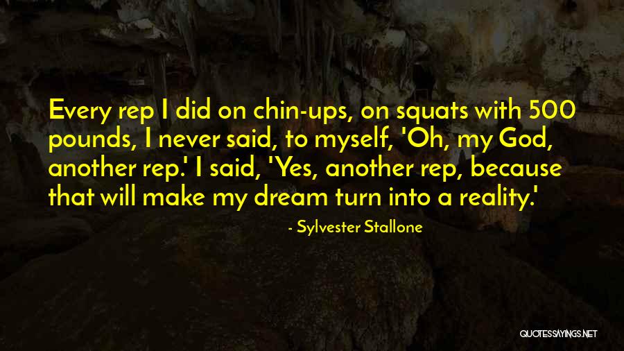 Oh Yes I Did Quotes By Sylvester Stallone