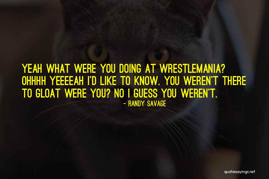 Ohhhh Quotes By Randy Savage Ohhhh Quotes By Randy Savage