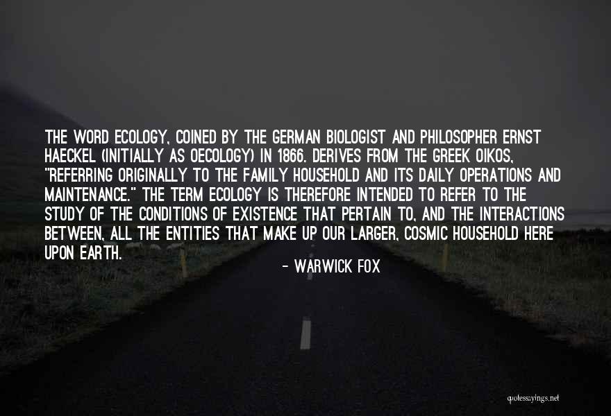 Oikos Quotes By Warwick Fox Oikos Quotes By Warwick Fox