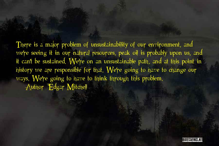 Oil Change Quotes By Edgar Mitchell