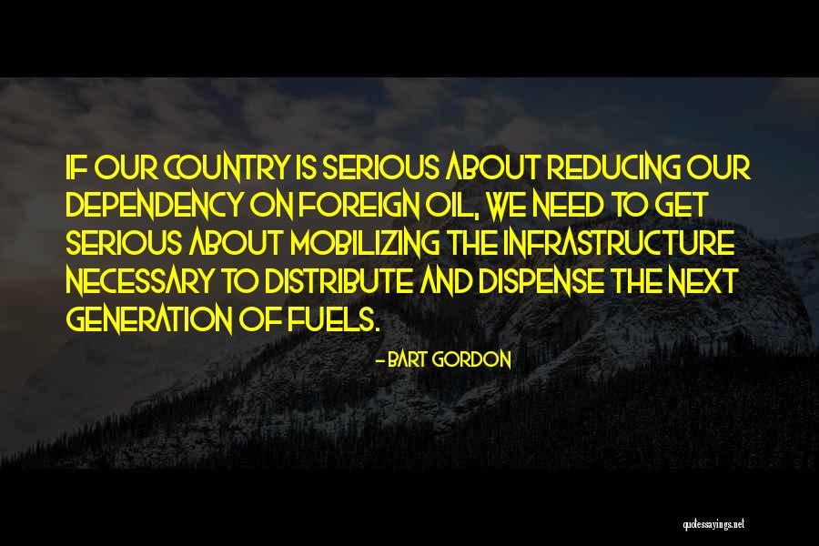 Oil Dependency Quotes By Bart Gordon Oil Dependency Quotes By Bart Gordon