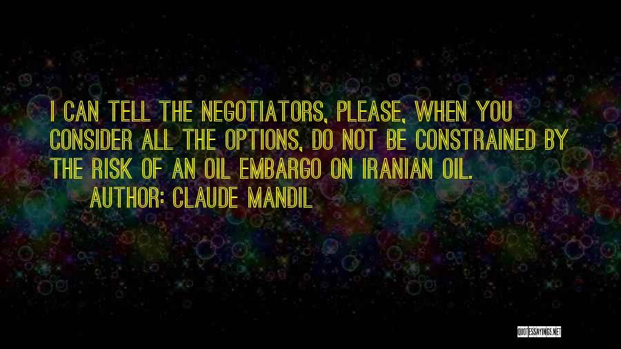 Oil Embargo Quotes By Claude Mandil