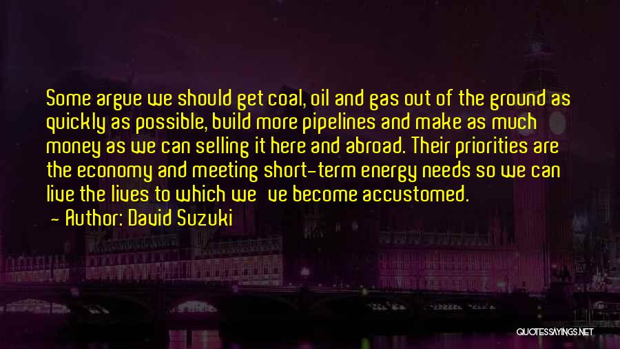 Oil & Gas Quotes By David Suzuki