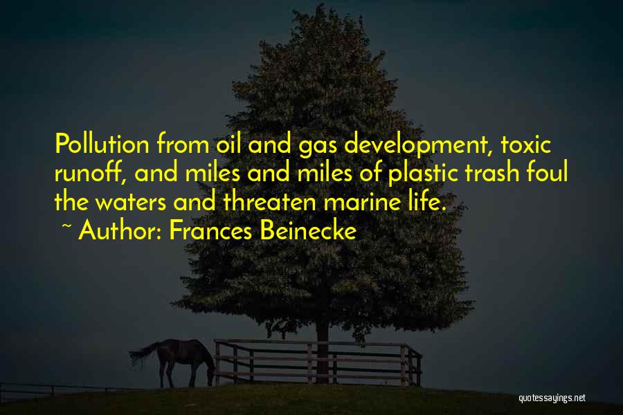 Oil & Gas Quotes By Frances Beinecke